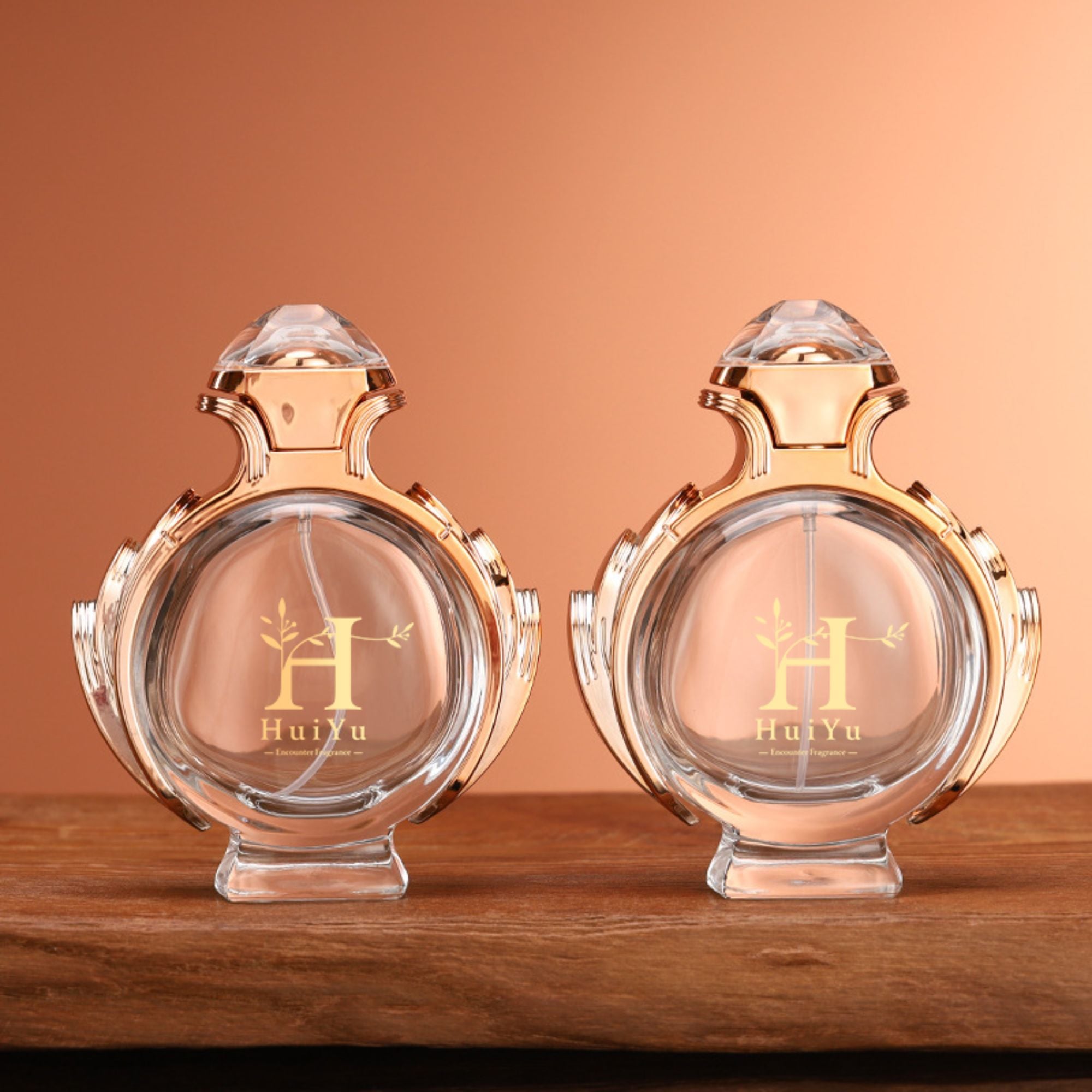 Cele mai frumoase fundamente perfecte gol rotunjite unic parfum fundație HY-213