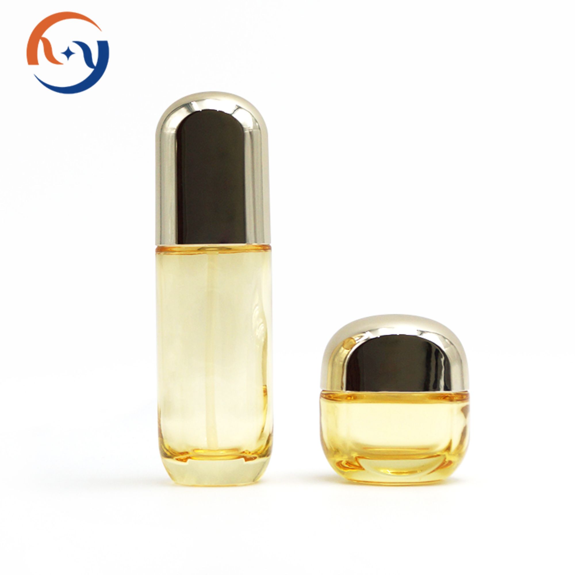 Hot Selling Glass Cosmetic Set Packaging For Lotion HY-2373