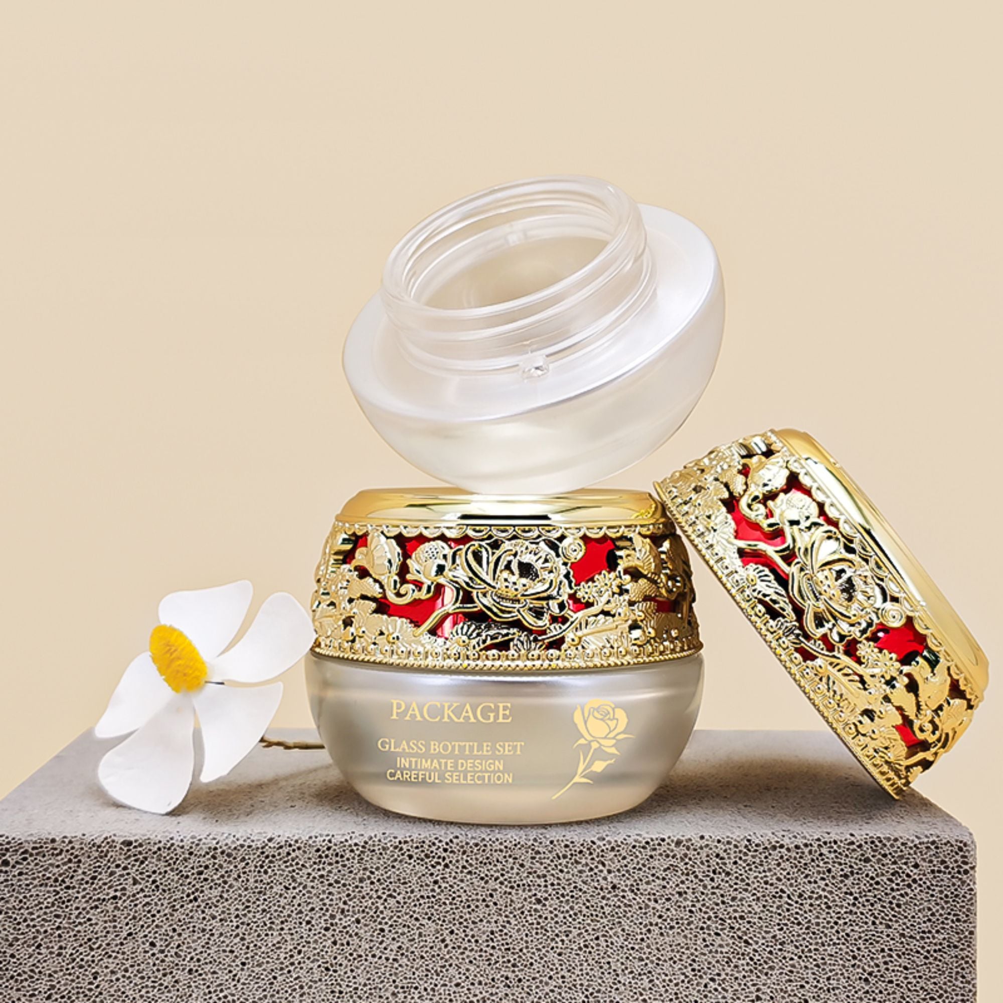 Амьдралын косметикийн стекл lotion бутлах HY-2377
