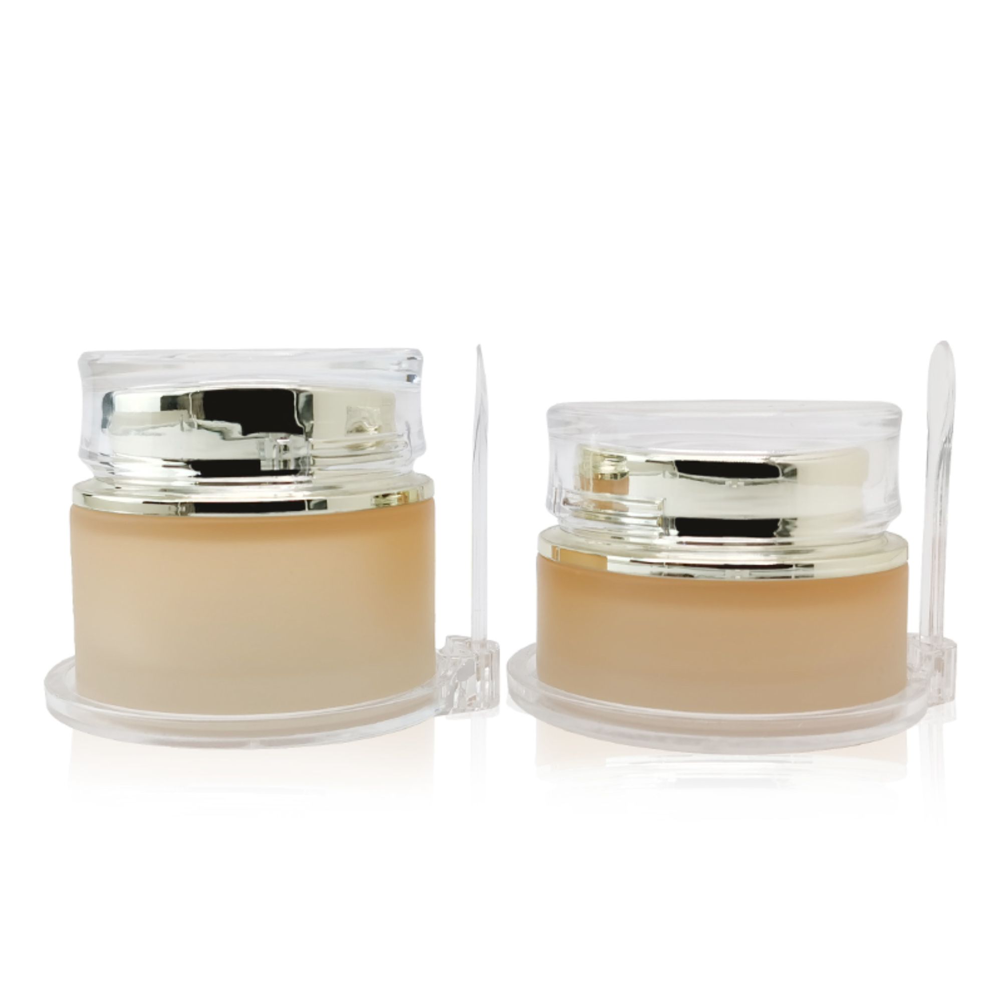 Neie Design 30G 50G Leer Lotion Glasflaschen Set HY-2338