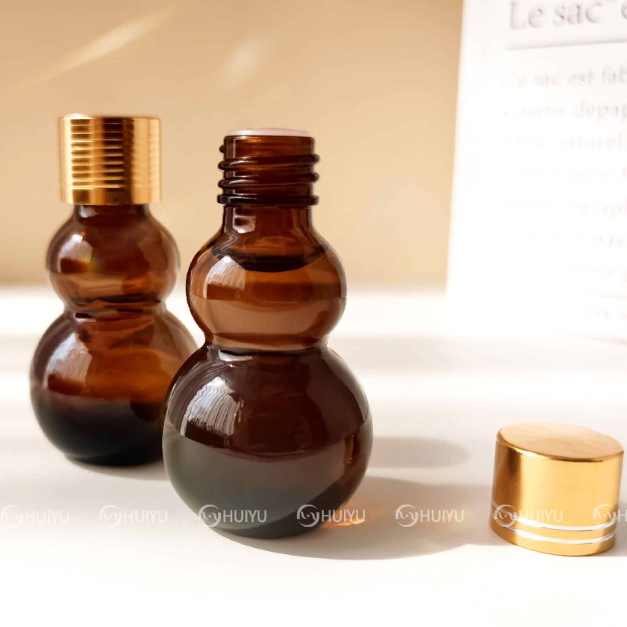 Cucurbit shaped glass bottle 20ml creative customization HY-1841