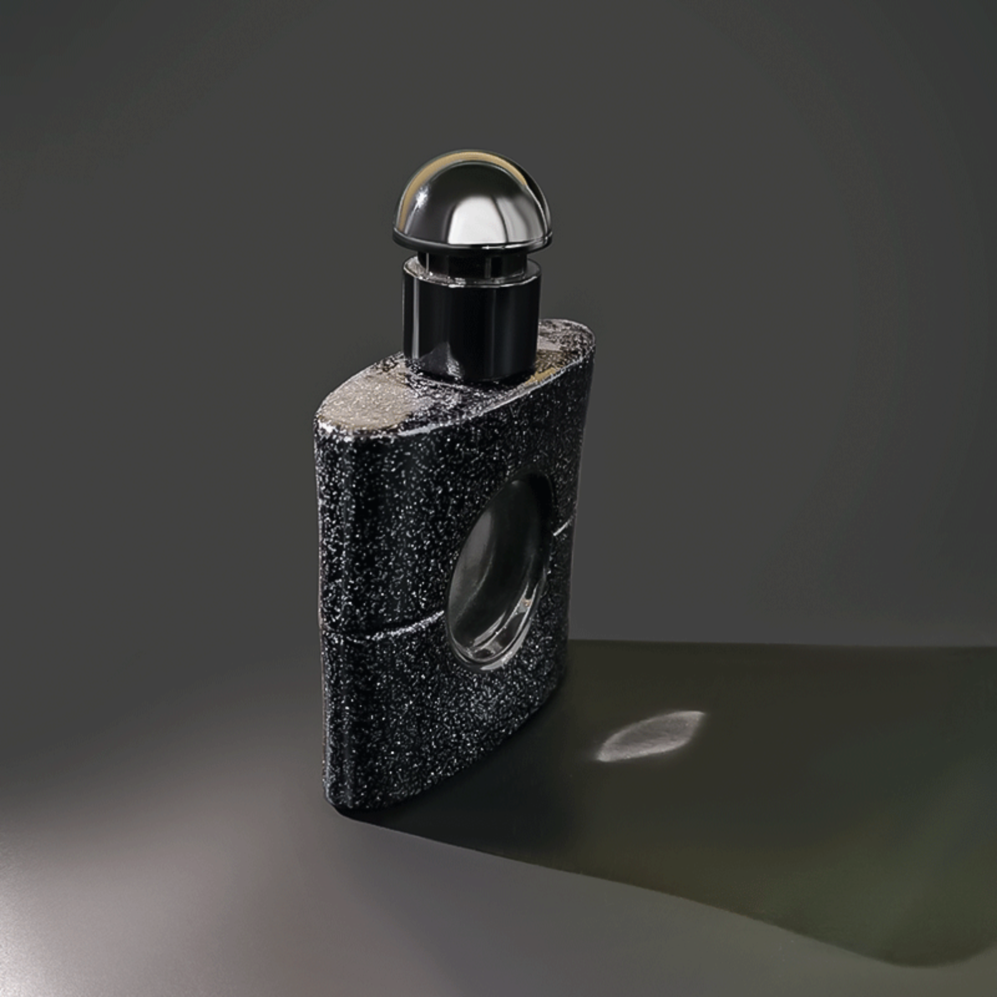 Elegant Glass Perfume Bottle Cosmetic Empty Square Bottles HY-P311