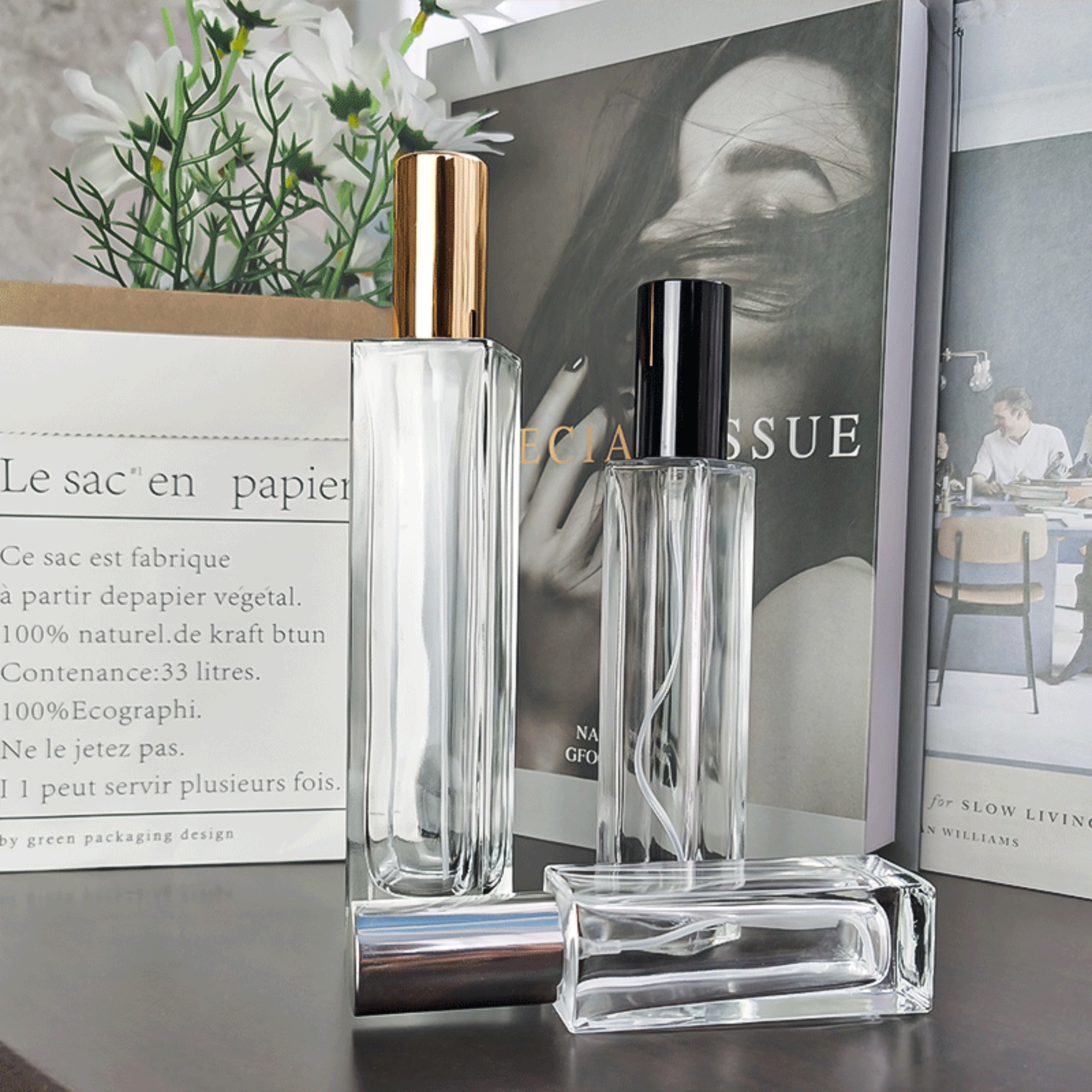 Nuwe Produksi Leeg Herlaai Parfum Bottel HY-P323