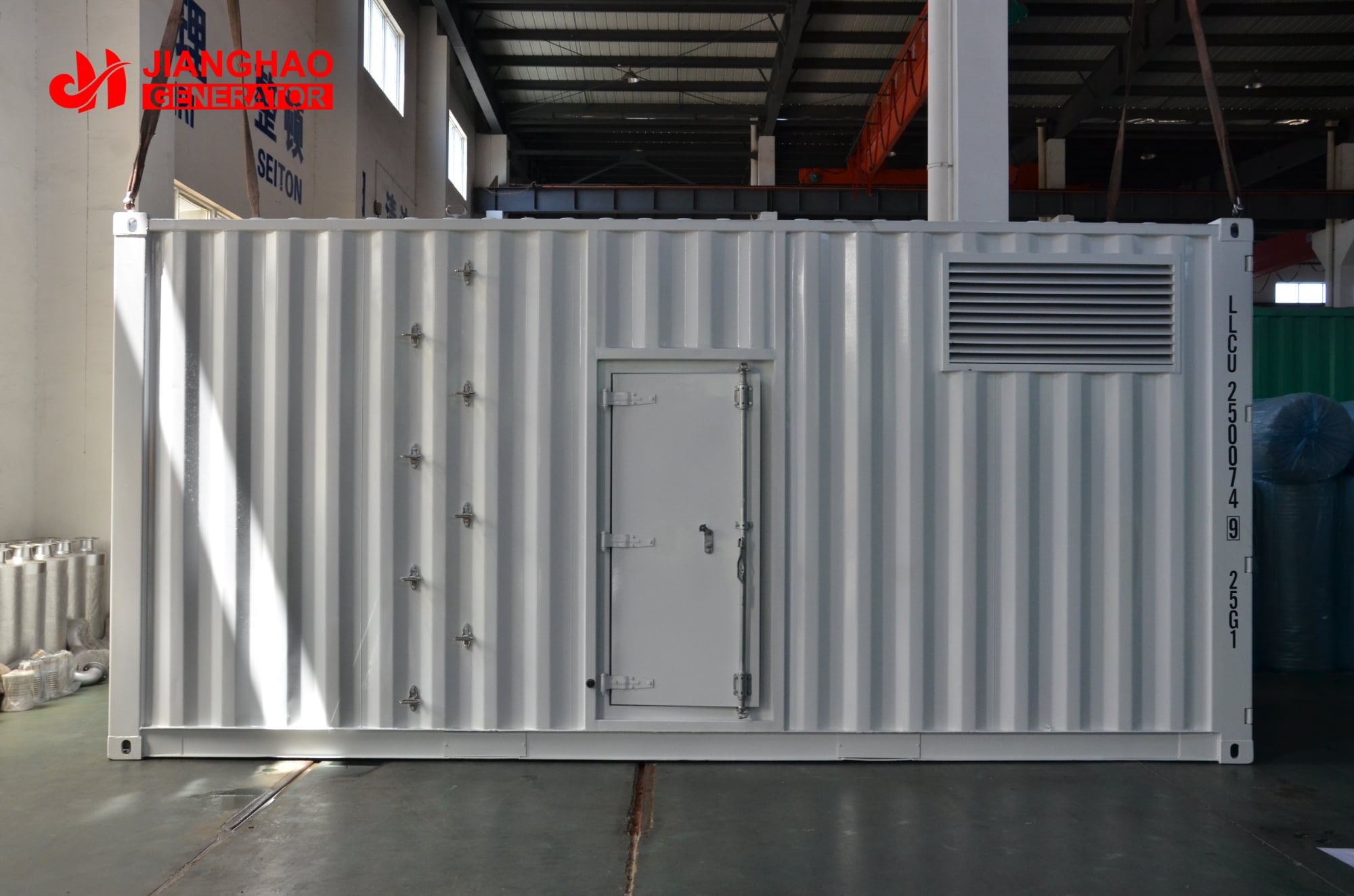 What is a genset container?
