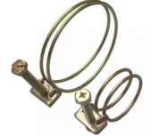 adjustable hydraulic stainless steel heavy duty Double Wire Hose Clamp manufacture