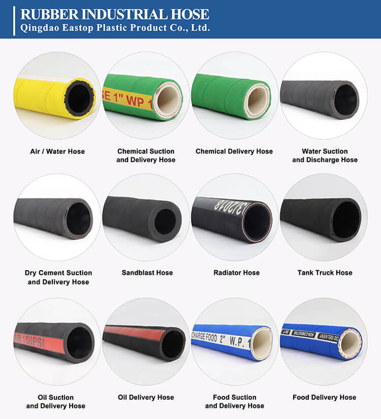 China Factory 20 Bar 2 Inch Rubber Oil Petrol Delivery Industrial Rubber Hose For Sale manufacture