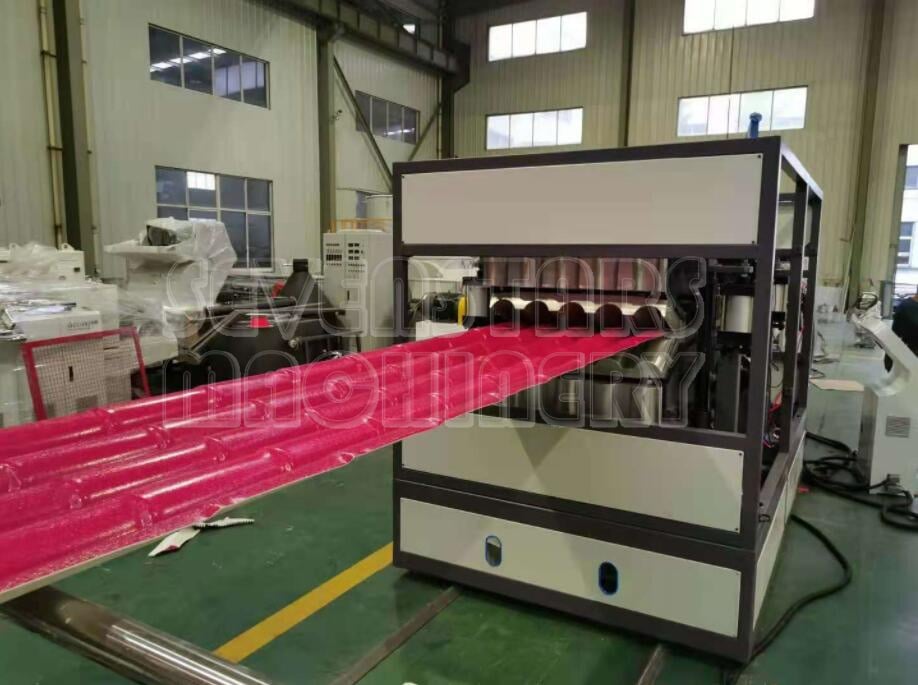Glazed ASA PVC Moulding Panel Roof Tile Corrugated Building Plastic Roof Tile Sheet Waterproof Extrusion Machine manufacture