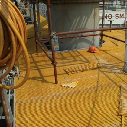 图片8 Fiberglass Pultruded Grating for Walkways and Platforms factory