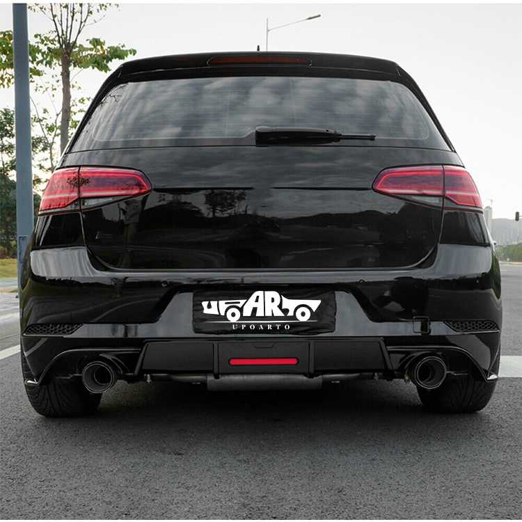 golf 7 gti rear lip plastic