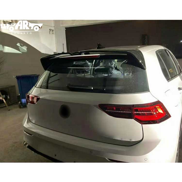 vw golf 8 carbon spoiler