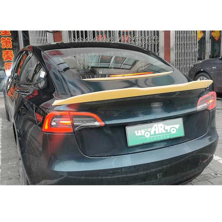 tesla model 3 rear trunk spoiler
