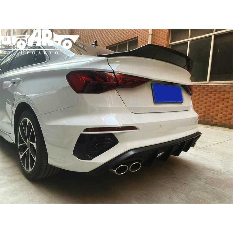audi s3 rear bumper diffuser