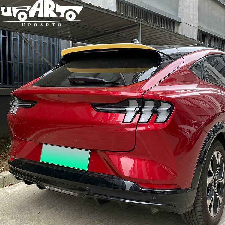 ford mustang mach e spoiler 2021