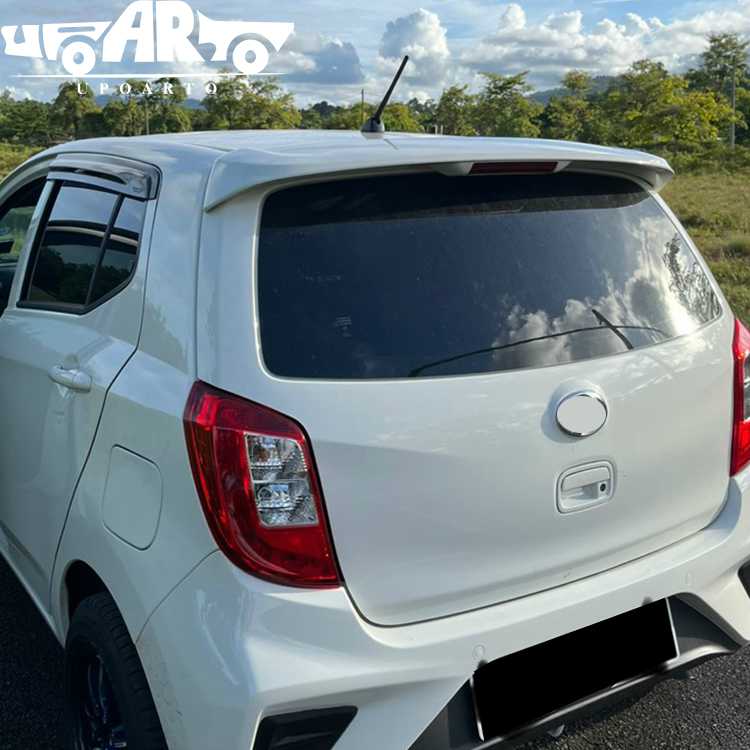 perodua axia back spoiler