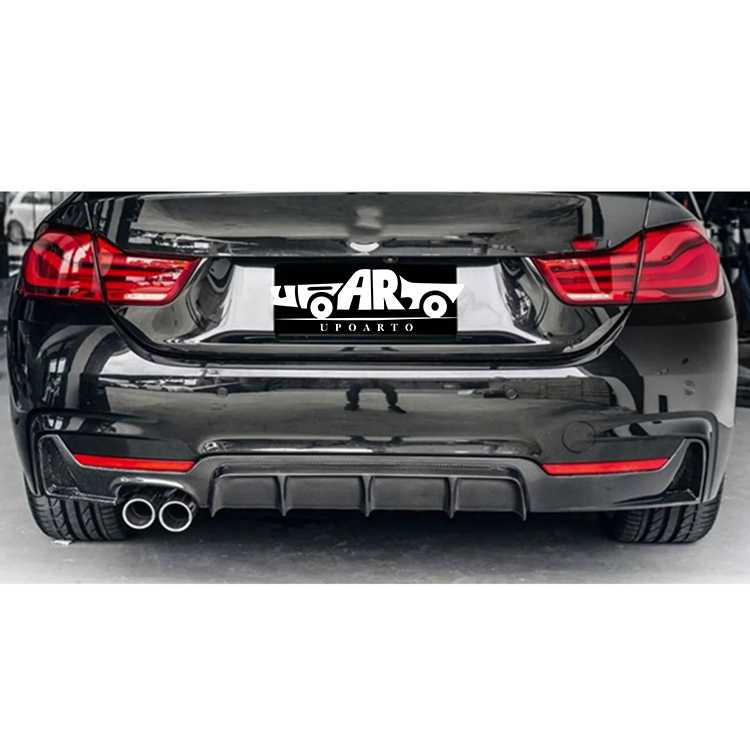 bmw f32 rear diffuser gloss black