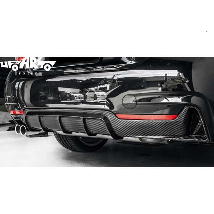 bmw f33 rear diffuser gloss black