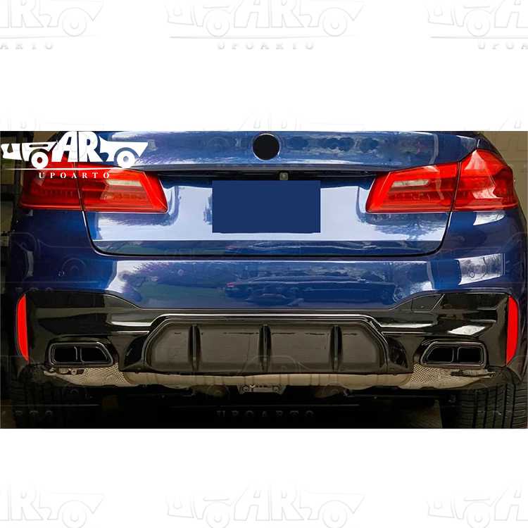 bmw g30 rear diffuser plastic