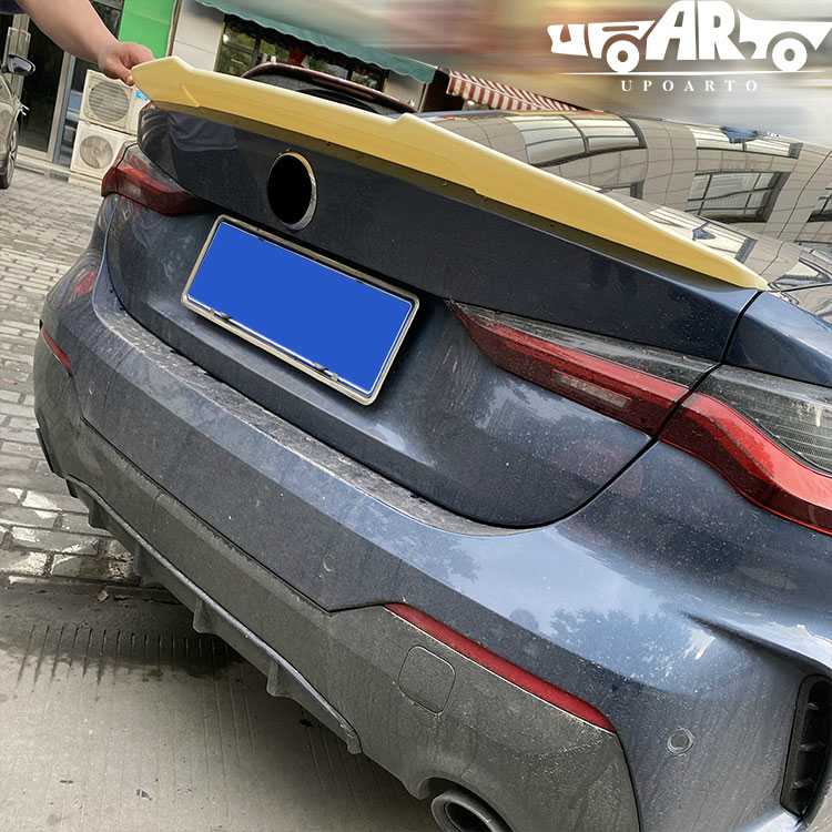 bmw g22 gloss black spoiler