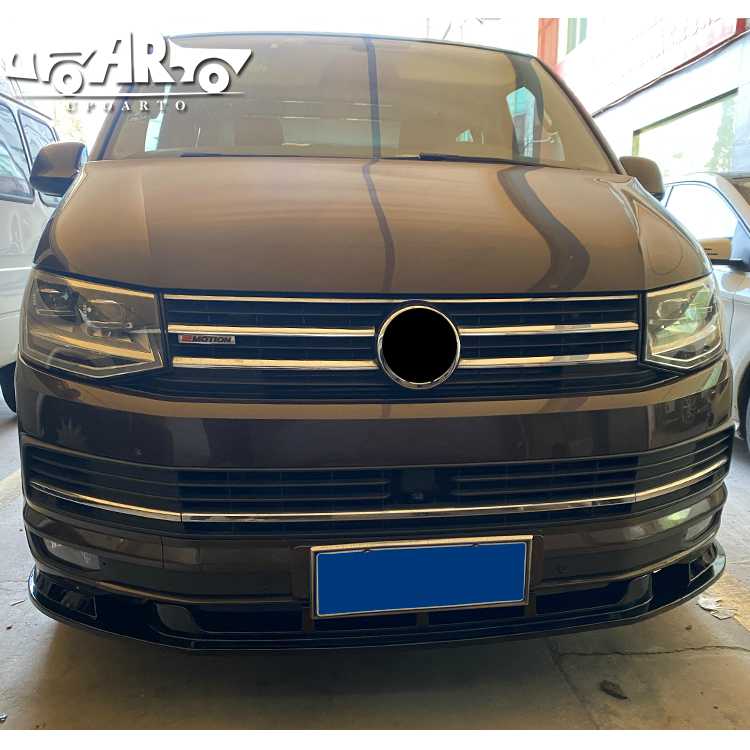 vw t6 front splitter carbon