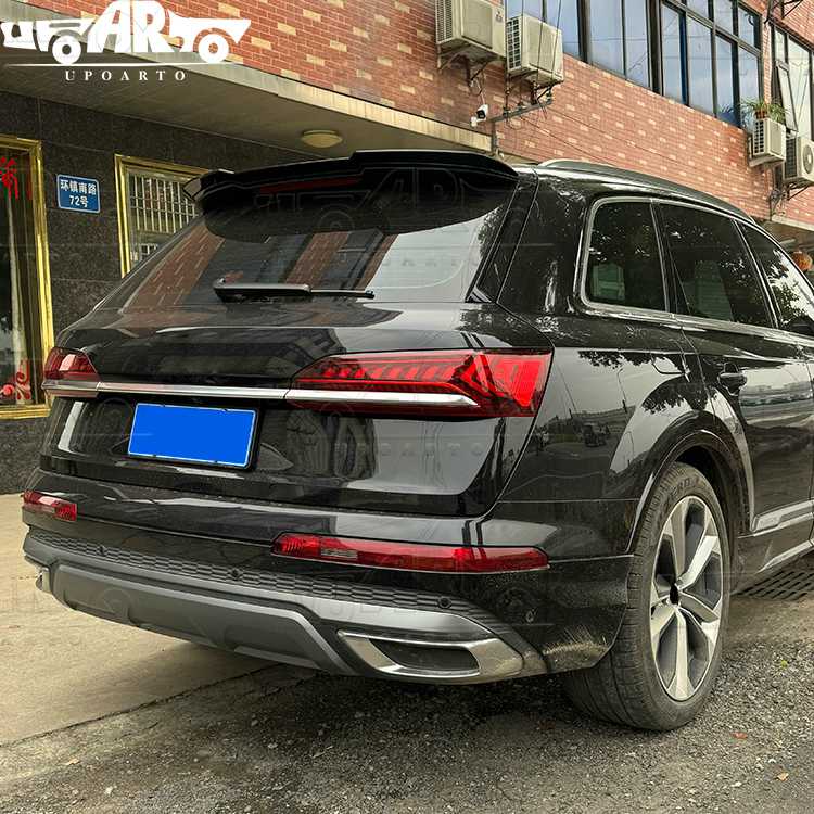 audi q7 4m spoiler car
