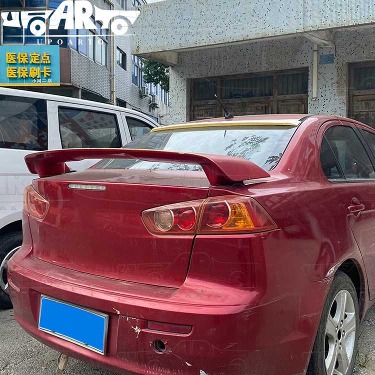 lancer roof spoiler 2012
