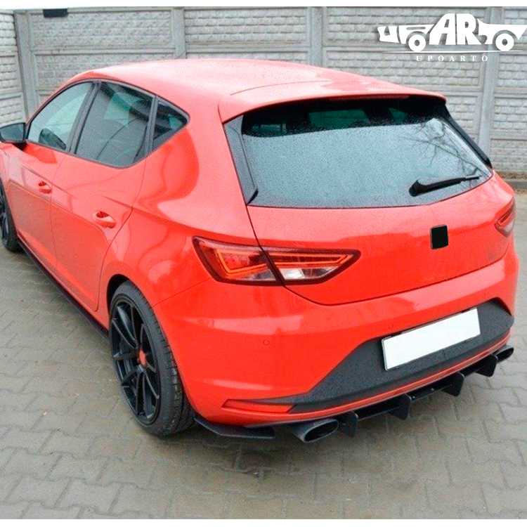 seat leon rear diffuser 2015