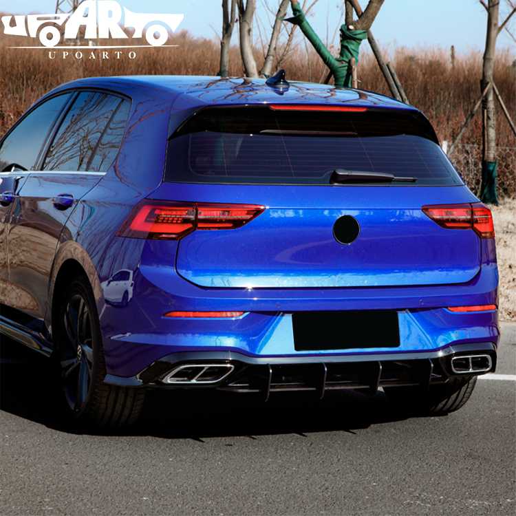 golf VIII r line rear diffuser