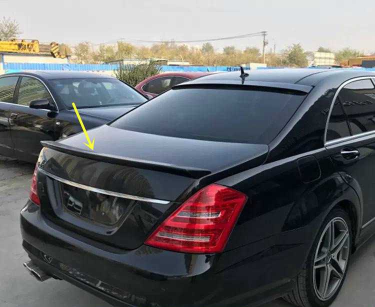 w221 trunk spoiler