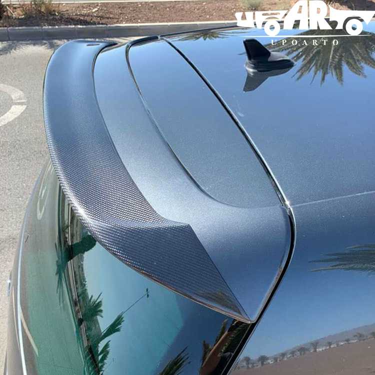 mk6 r carbon fiber car spoiler
