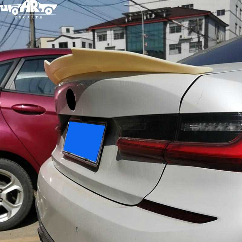 bmw g20 unpainted spoiler