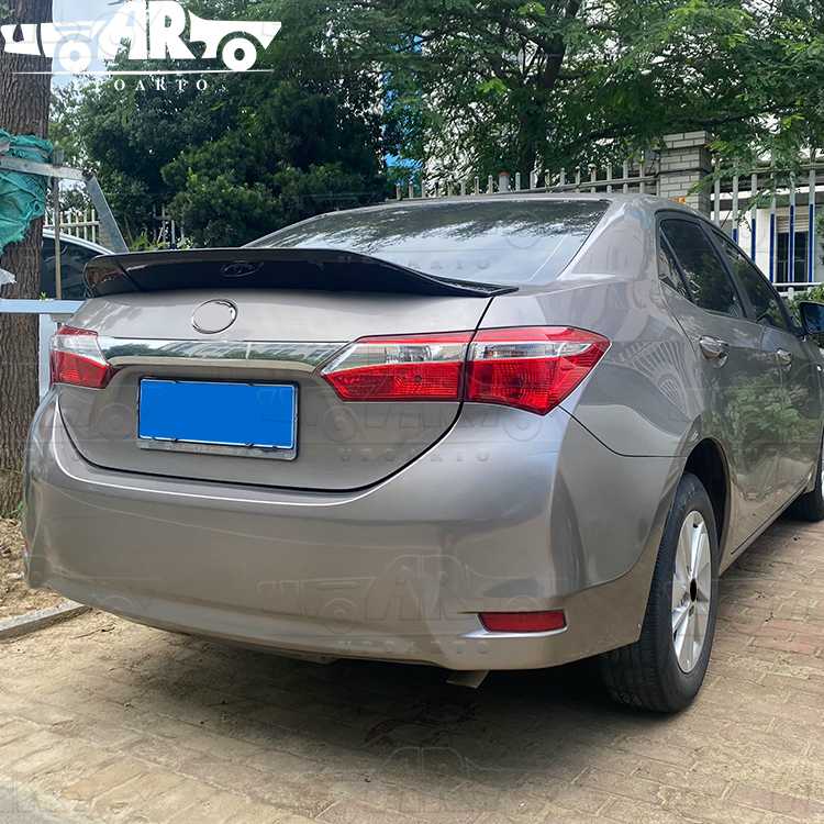 car rear lip spoiler for toyota corolla