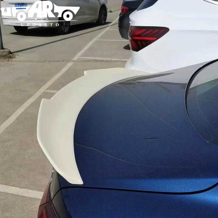 q50 q50s carbon fiber trunk spoiler for infiniti