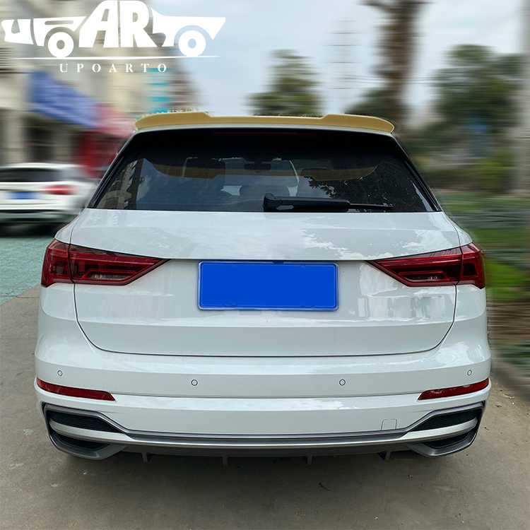 audi q3 roof spoiler carbon fiber