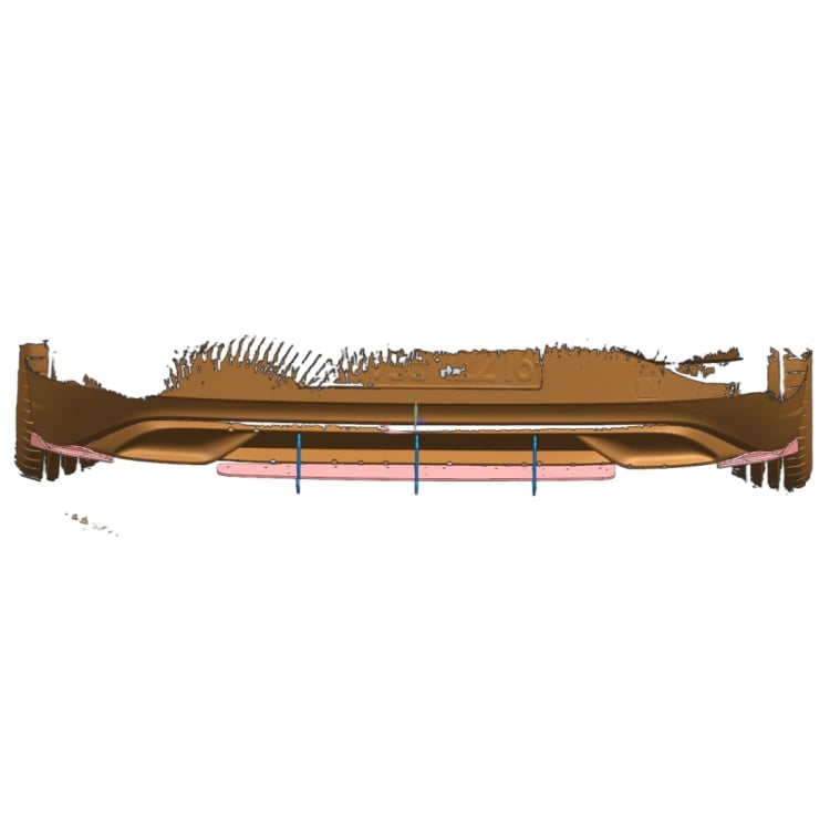 vw polo rear side splitter 2023