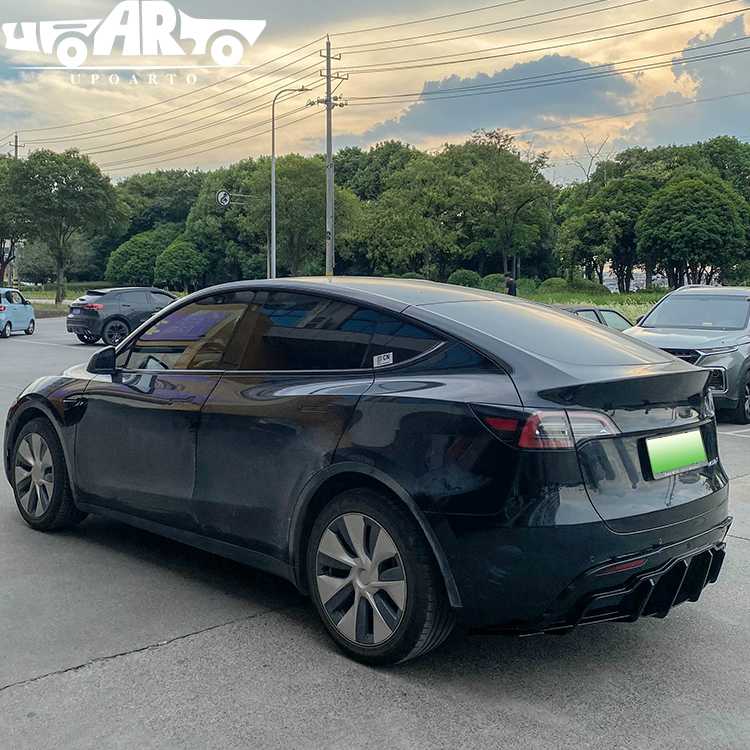 tesla model y rear bumper lip