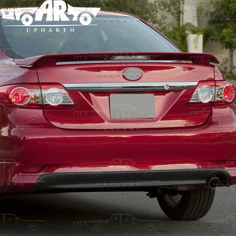spoiler toyota corolla 2012