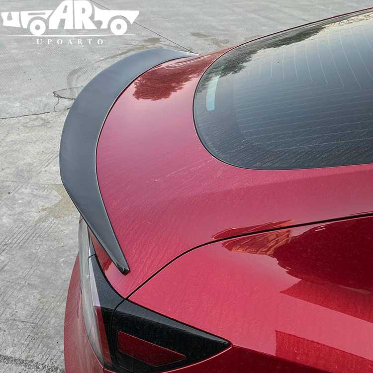 tesla model 3 boot lip spoiler