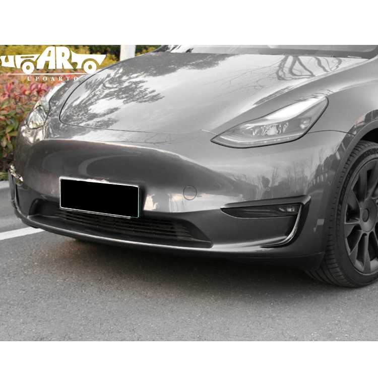 tesla model 3 carbon front lights