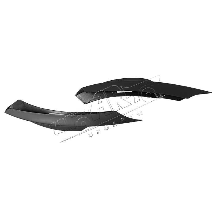 bmw e90 front bumper splitters carbon fiber