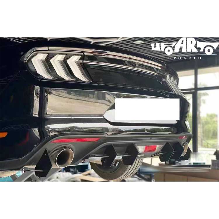 mustang rear spoiler diffuser