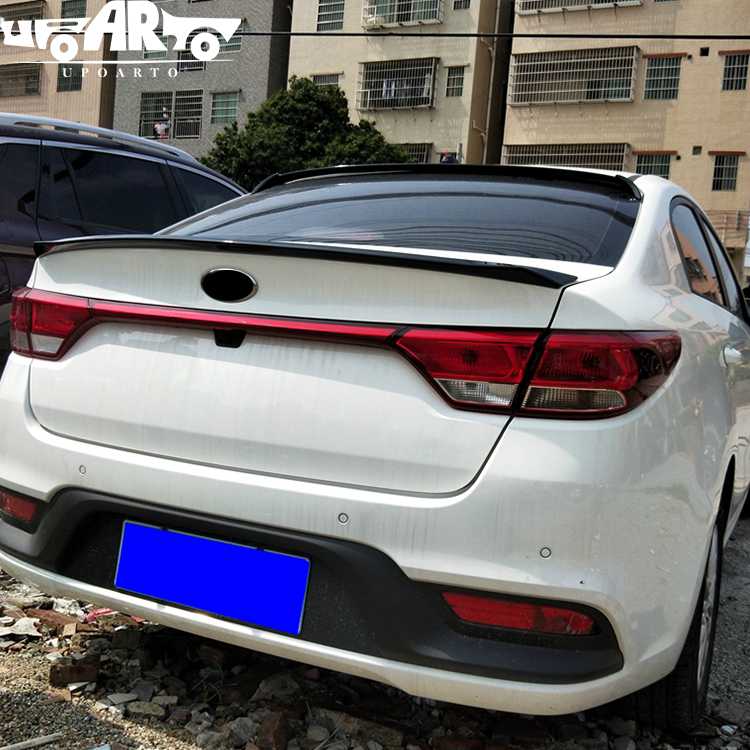 kia k2 trunk spoiler