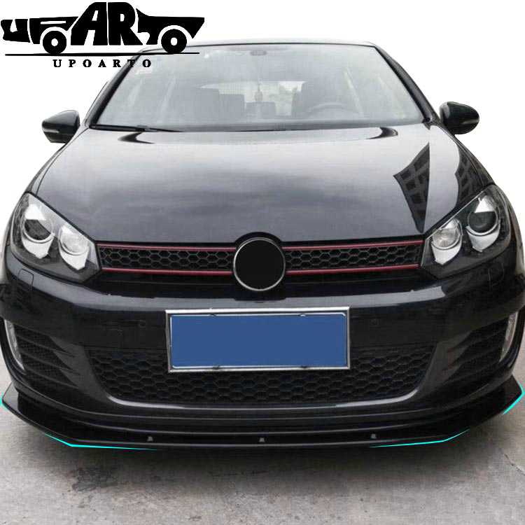vw mk6 gti golf front spoiler