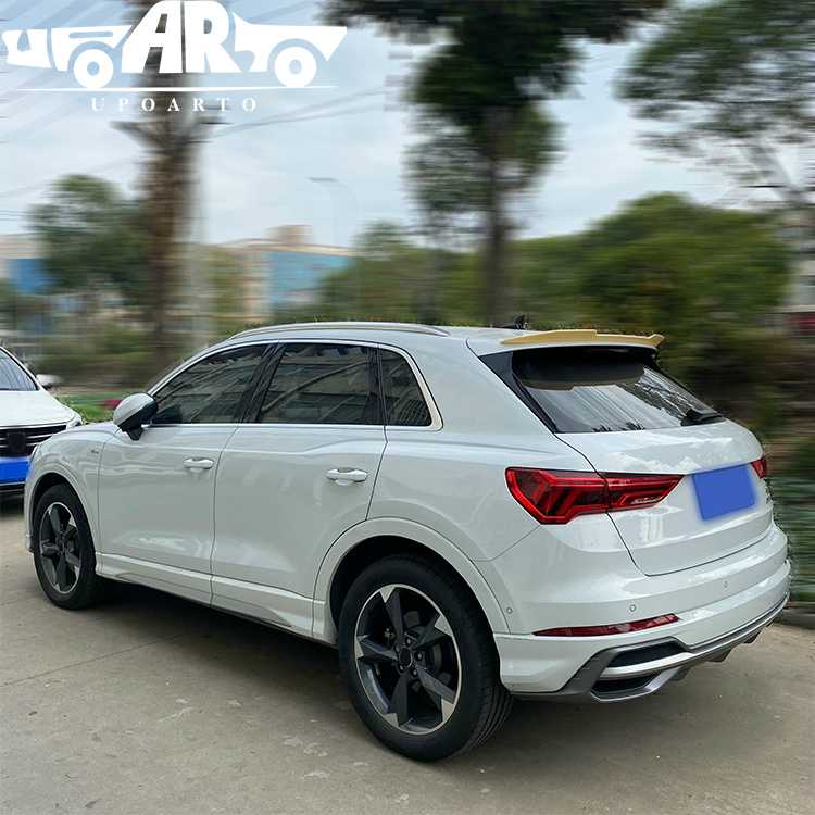 audi q3 roof spoiler gloss black