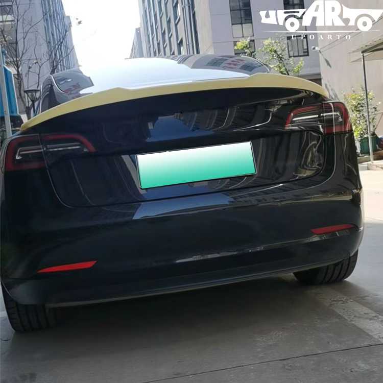 tesla model 3 spoiler carbon 2018