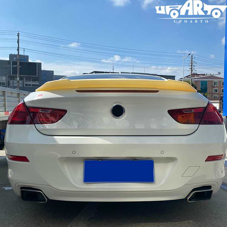 bmw f13 spoiler gloss black