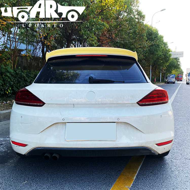 volkswagen scirocco trunk spoiler
