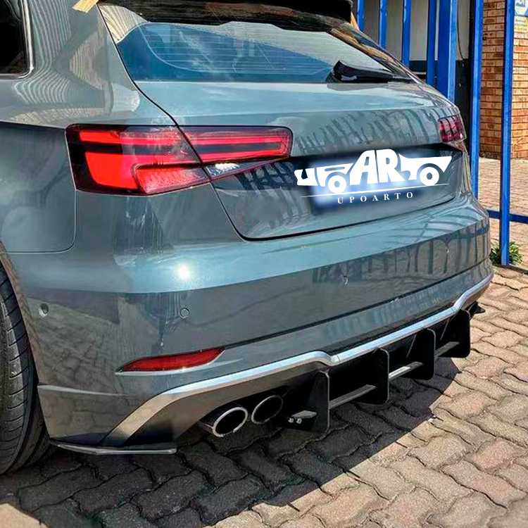 audi s3 carbon rear diffuser