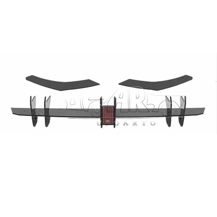 vw Golf mk8 PRO rear diffuser
