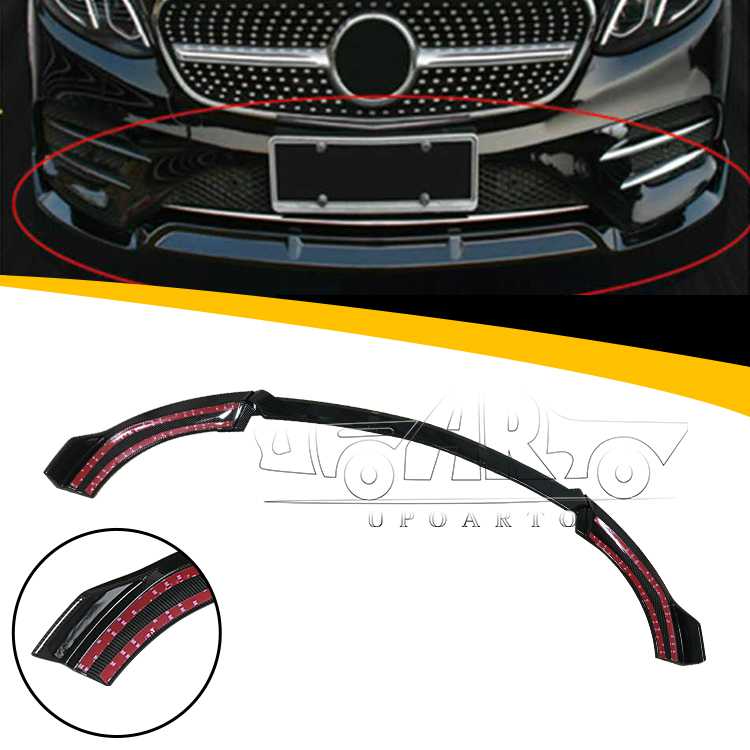 w213 bumper front lip