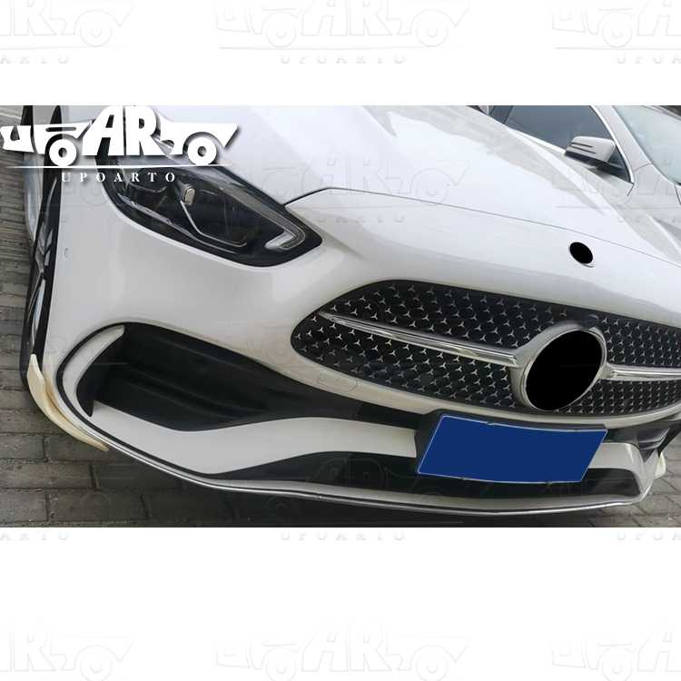 w206 c class front side splitter